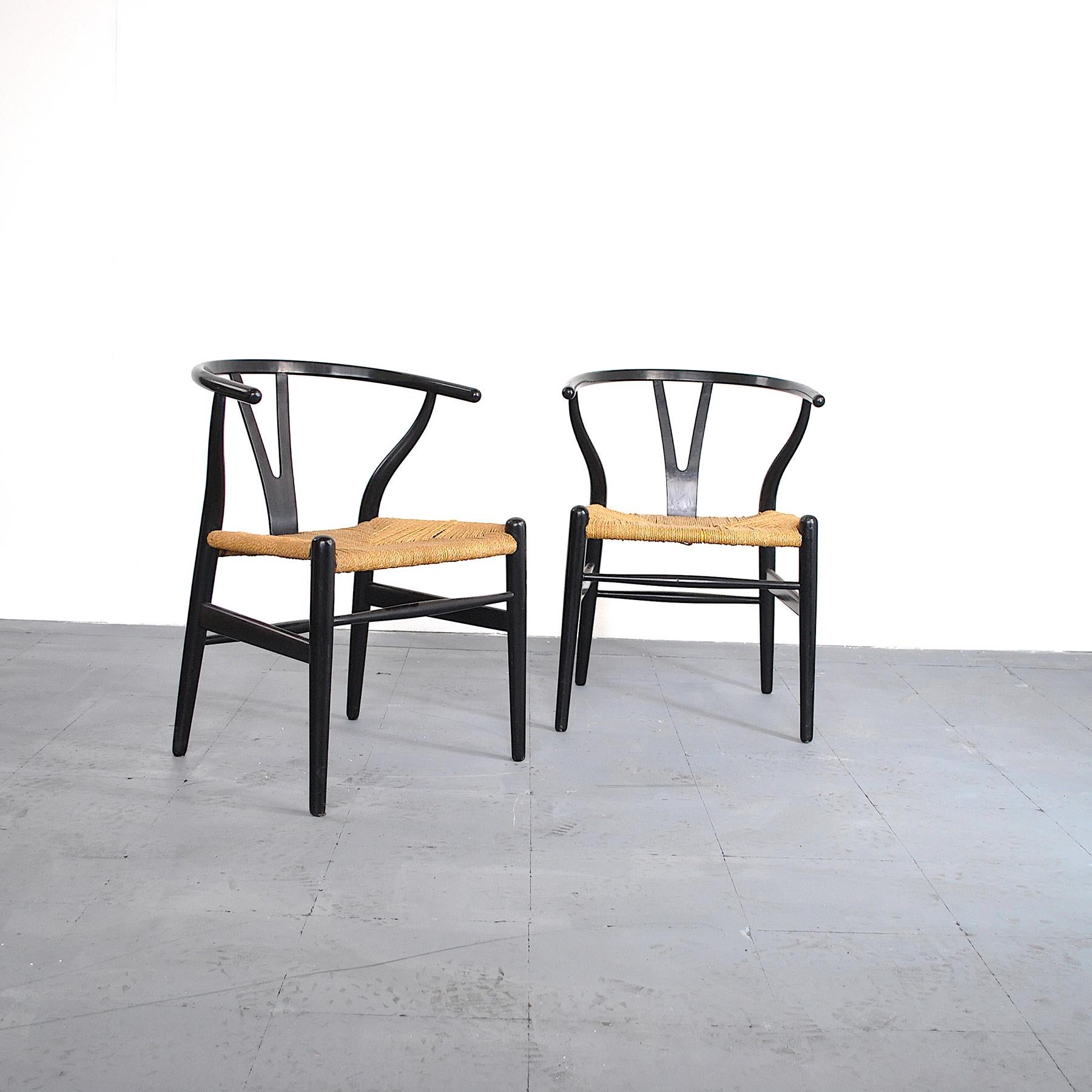Nordic style chairs by Hans Wegner for Frans & Sons 