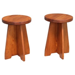 Tabourets en bois