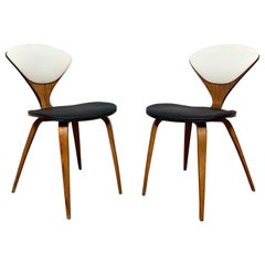 Pair of Norman Cherner Dining Chairs for Plycraft, Circa 1960s