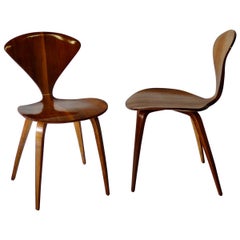 Pair of Norman Cherner for Plycraft Side Chairs