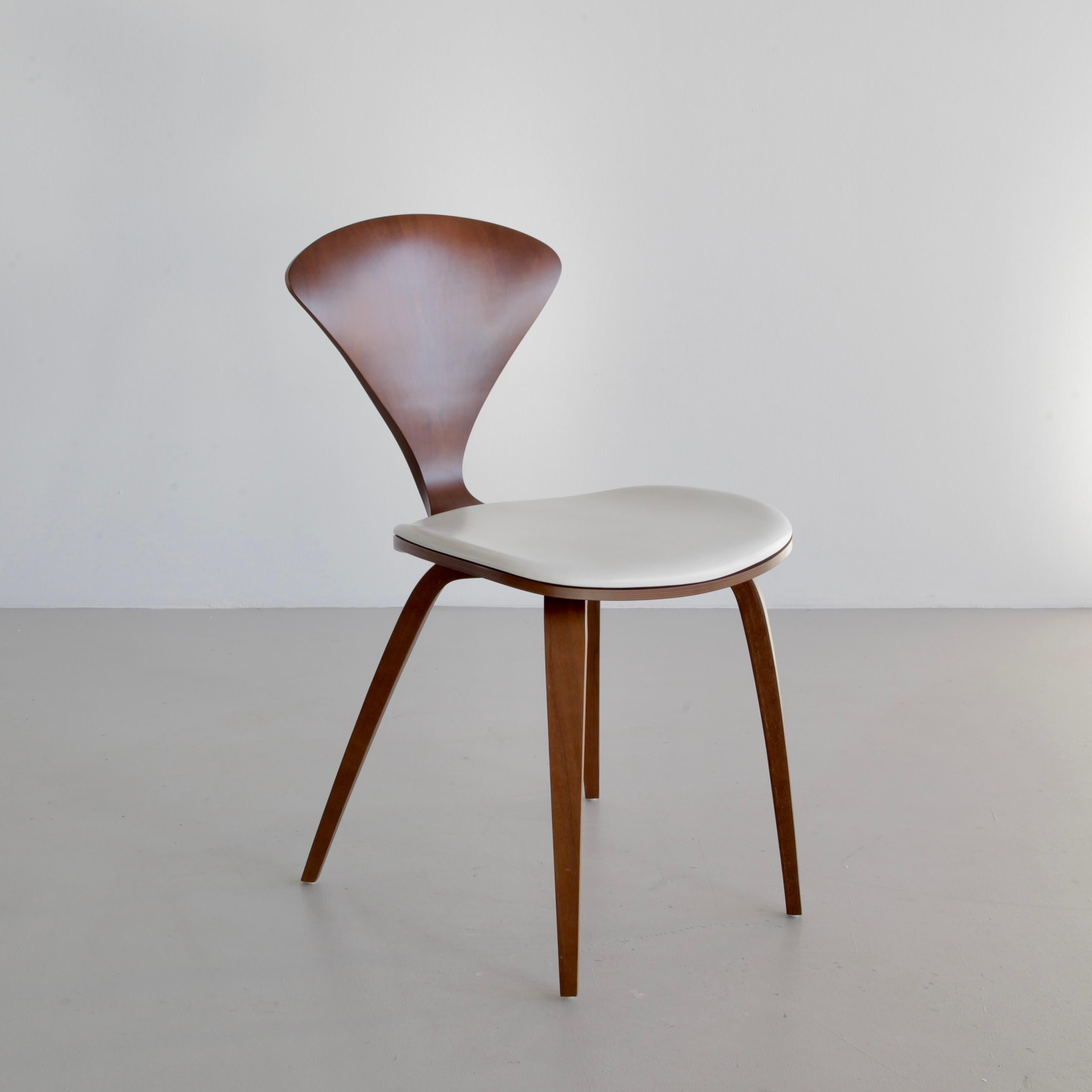 Pair of Norman Cherner Side Chairs For Sale 1