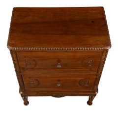 Pair of Northern Italian Mid-18th Century Walnut Chests