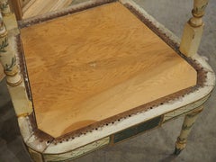 Pareja de sillones neoclásicos de madera pintada del norte de Italia, circa 1830