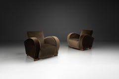 Paire de fauteuils norvégiens Art déco, Norvège, années 1930