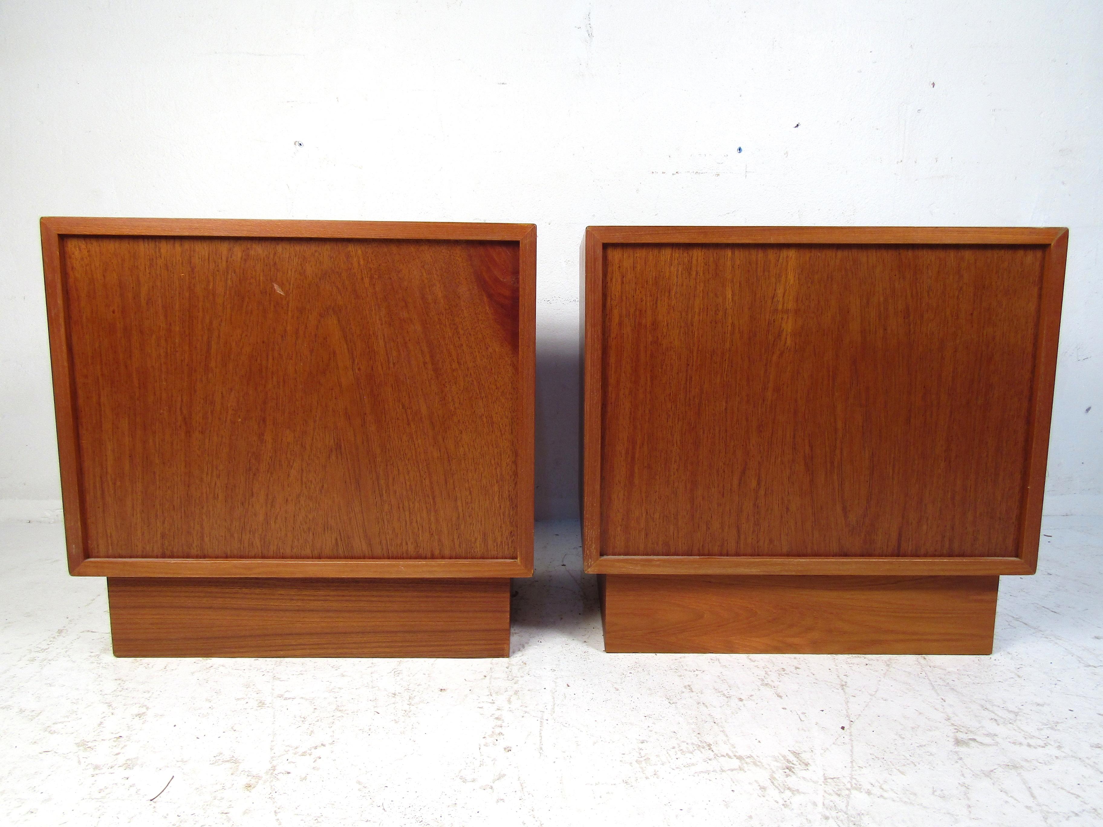 Pair of Norwegian Modern Nightstands For Sale 5