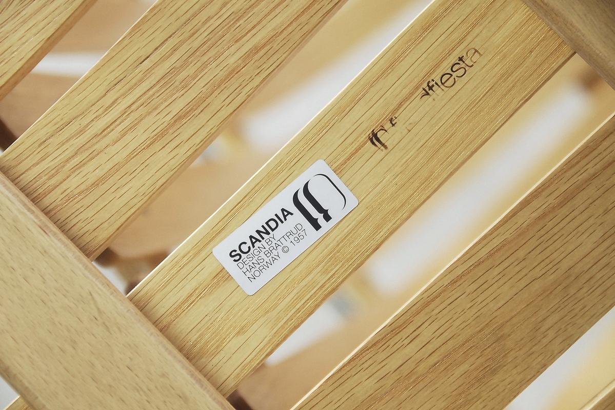 Skandinavische Sessel im skandinavischen Scandia-Stil von Hans Brattrud für Fjordfiesta, 2000er Jahre, Paar im Angebot 5