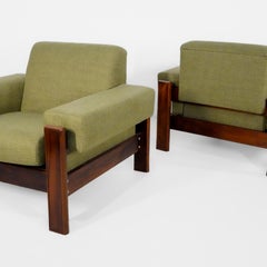 Coppia di poltrone "Novo Rumo" di Francesco Scapinelli Mobili moderni brasiliani