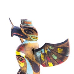 Pair of Nuu-Chah-Nulth Model Totems