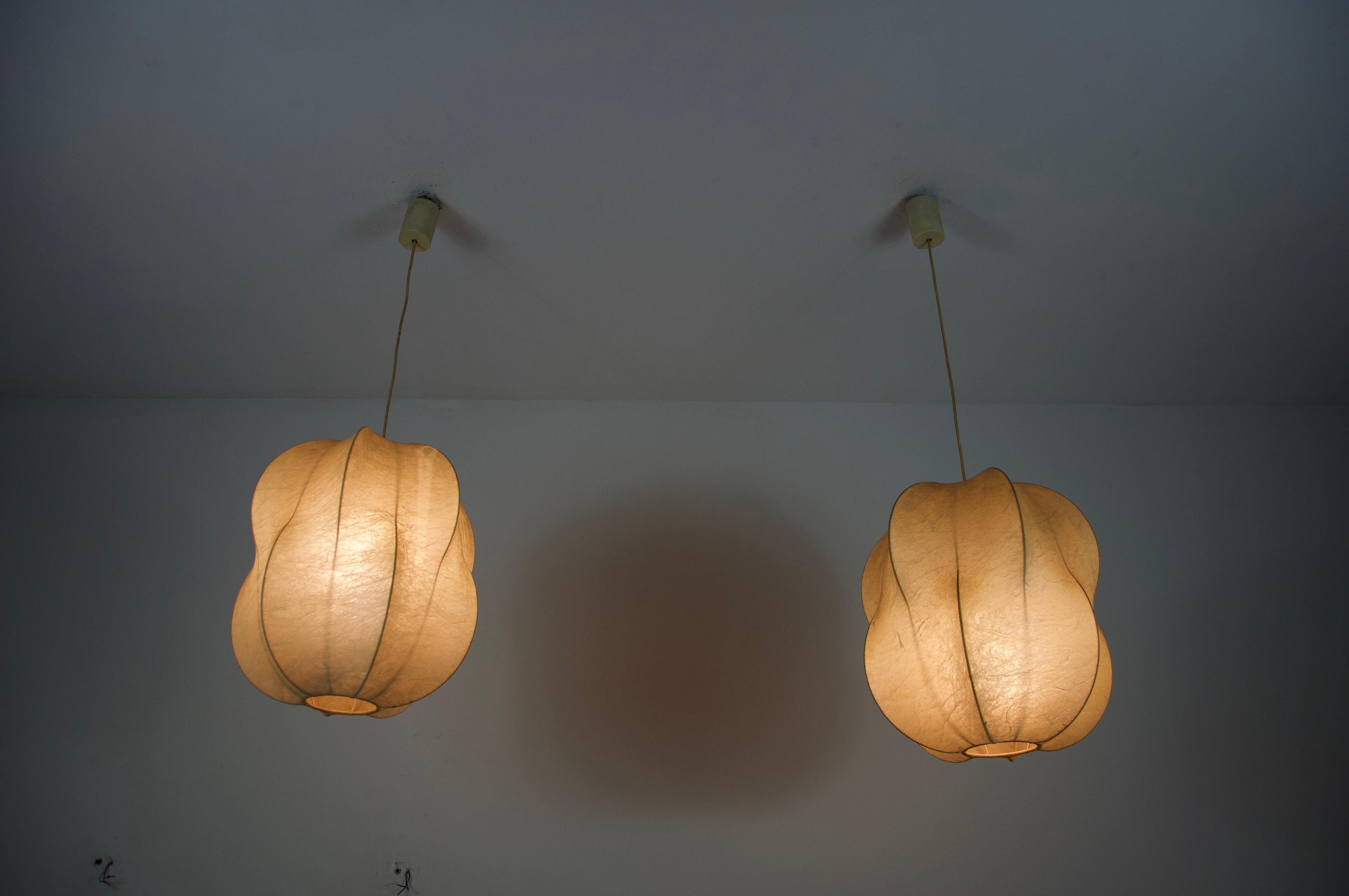 Pareja de lámparas colgantes 