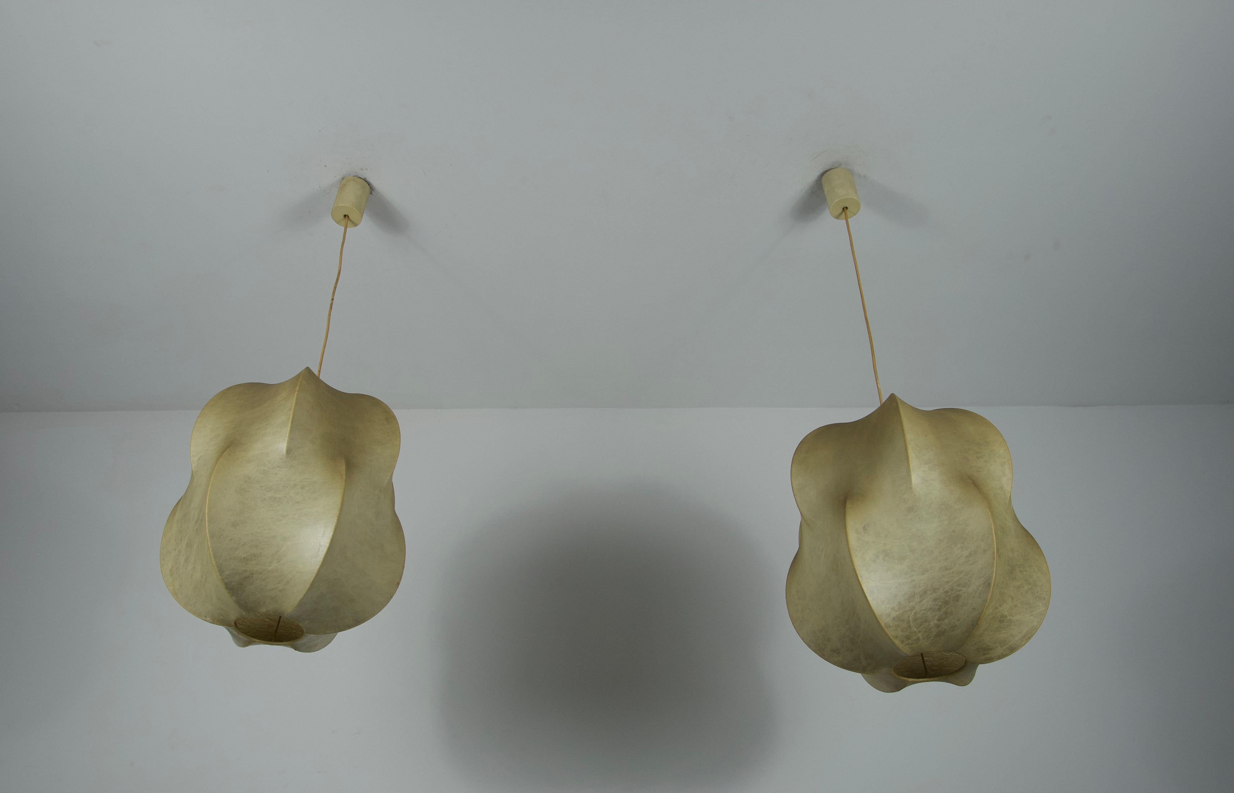 Pareja de lámparas colgantes 