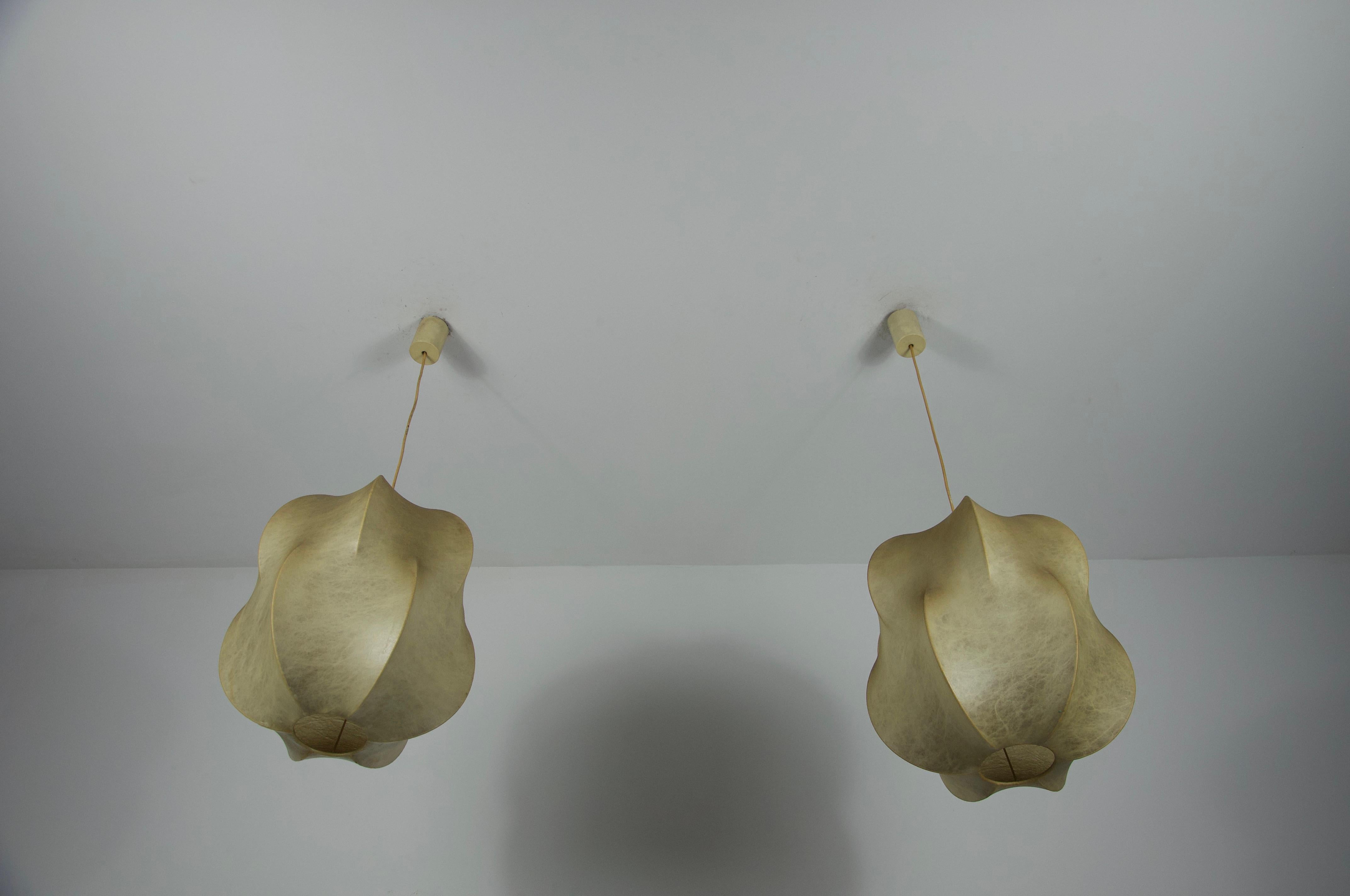 Pareja de lámparas colgantes 