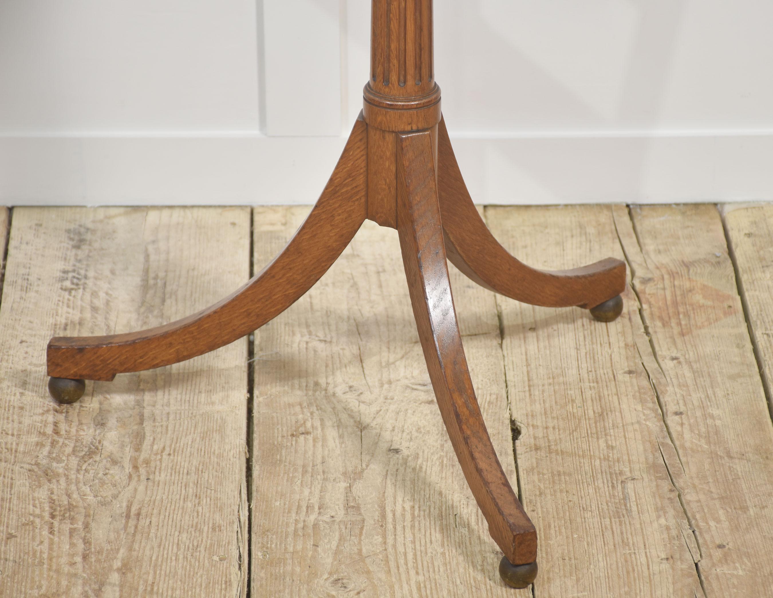 British Pair of Oak Adjustable Music Stands For Sale