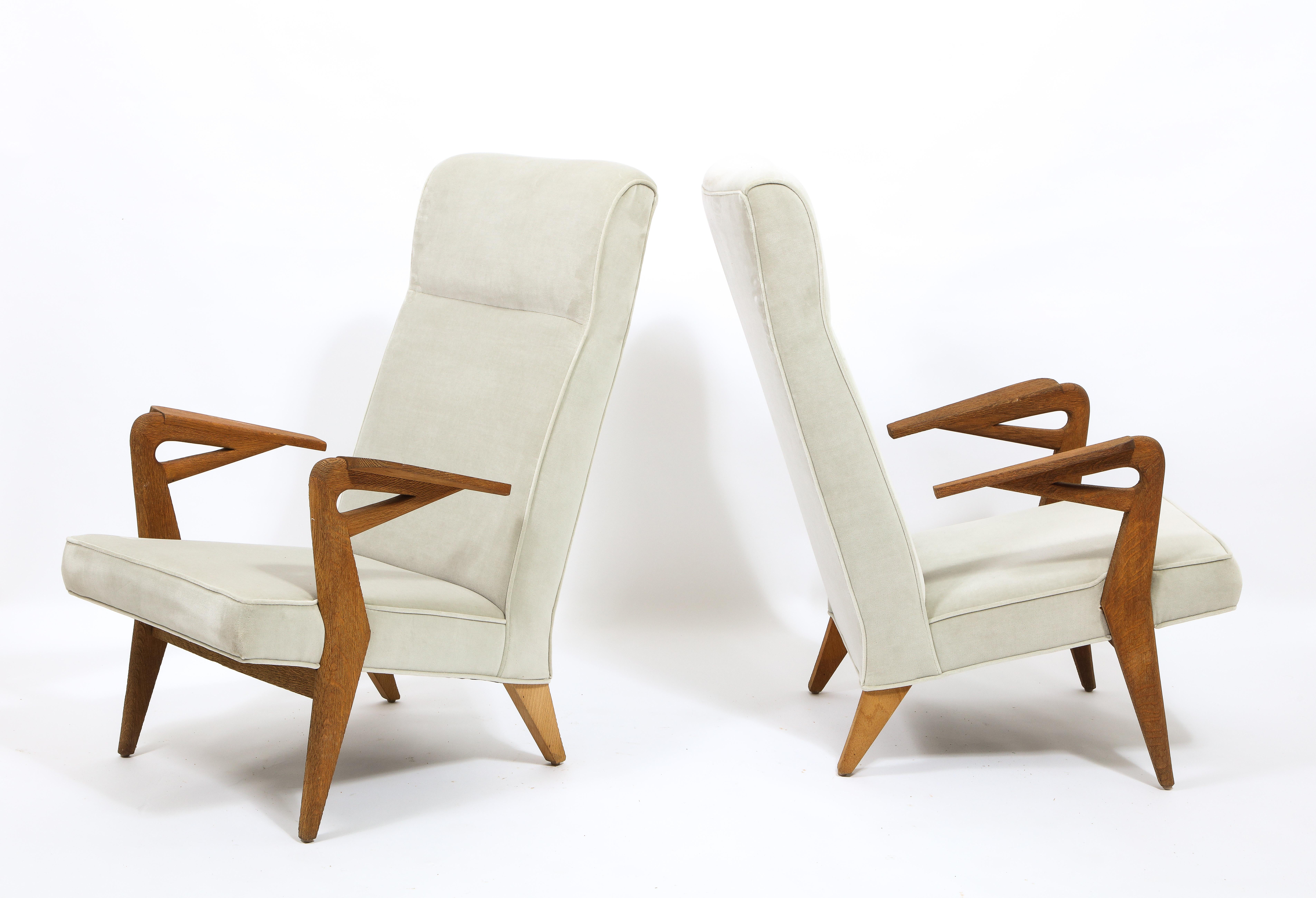Pair of Oak Armchairs by Parker Knoll, Belgium, 1960's 3