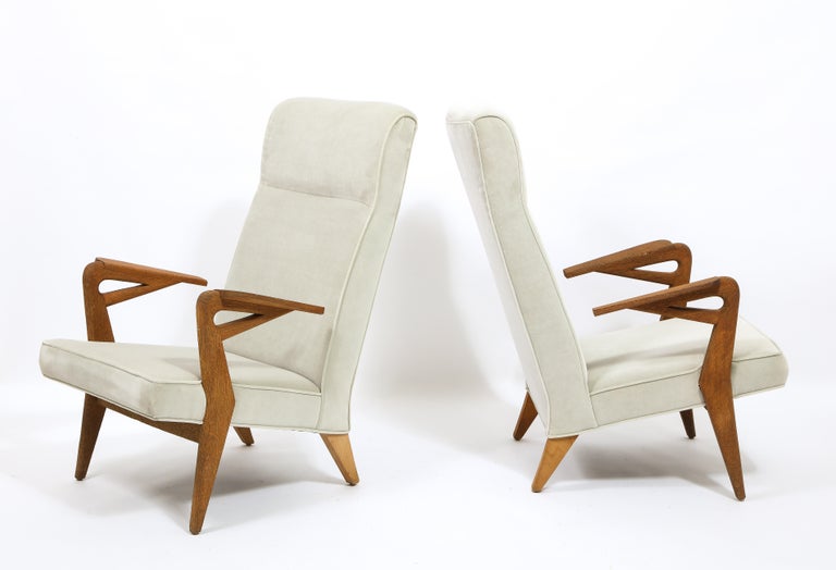 Pair of Oak Armchairs by Parker Knoll, Belgium, 1960's For Sale 4