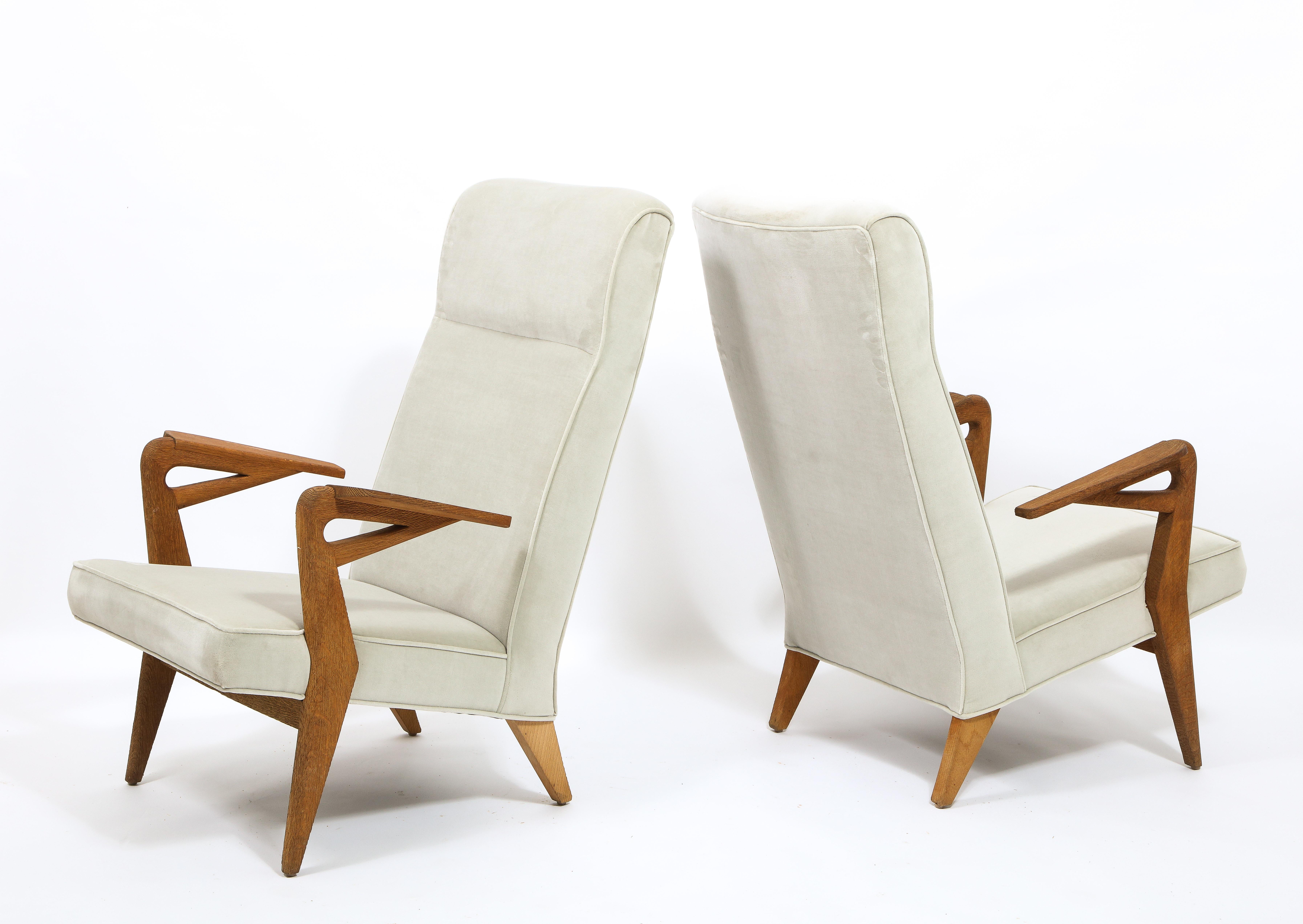 Pair of Oak Armchairs by Parker Knoll, Belgium, 1960's 4