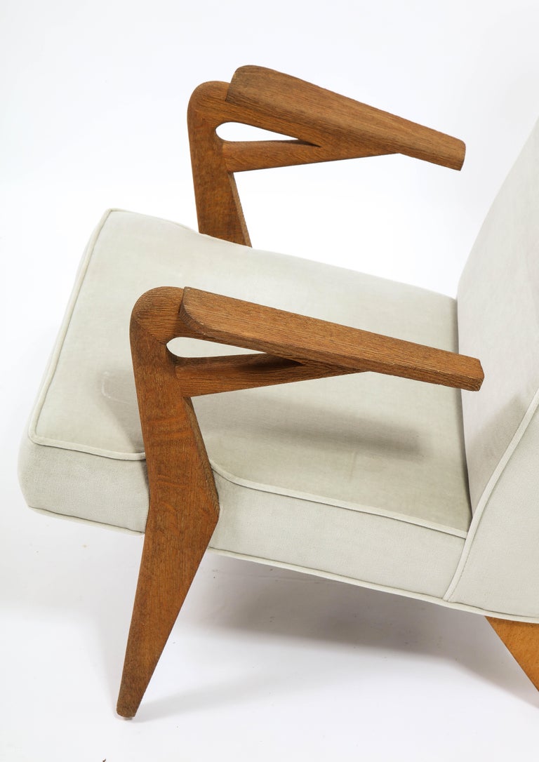 20th Century Pair of Oak Armchairs by Parker Knoll, Belgium, 1960's For Sale