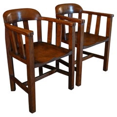 Paar OAK Armlehnstühle