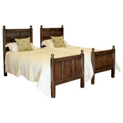 Pair of Oak Beds, WP38