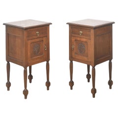 Paire de tables de chevet en Oak