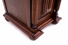 Pair of oak bedside tables, France, circa 1920.