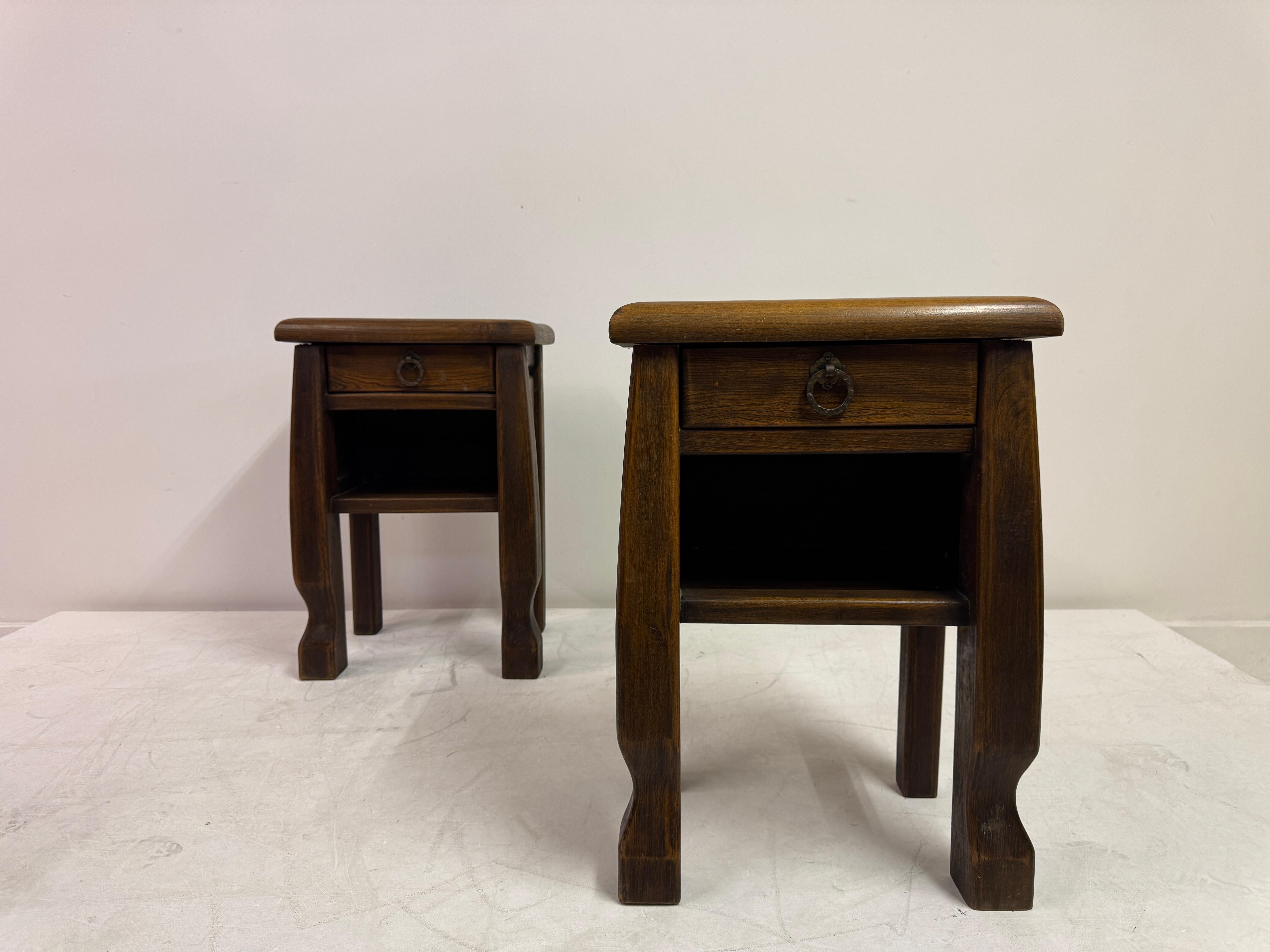 Coppia di comodini in Oak nello stile di Olavi Hänninen in vendita 5