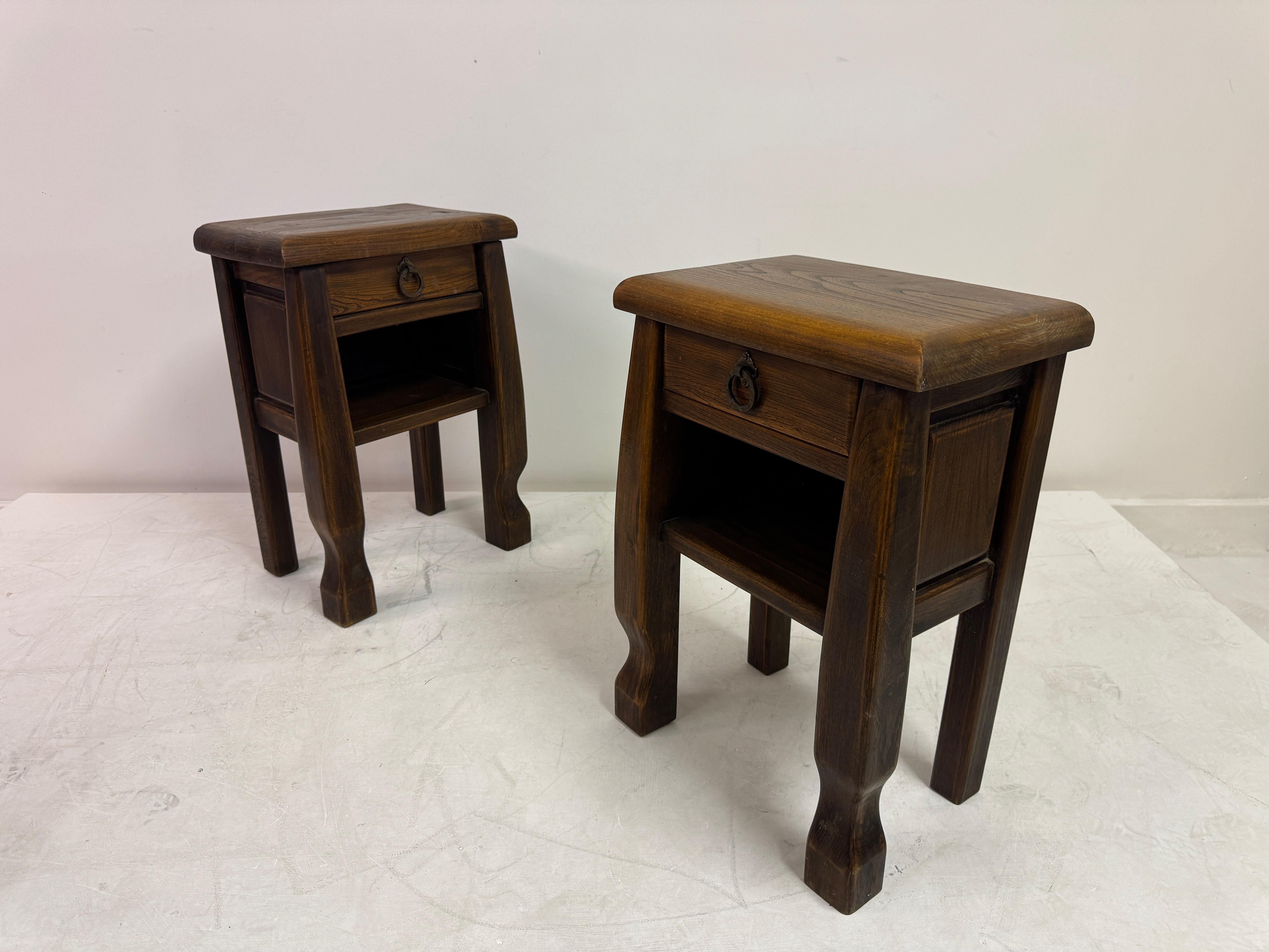 Coppia di comodini in Oak nello stile di Olavi Hänninen in vendita 7