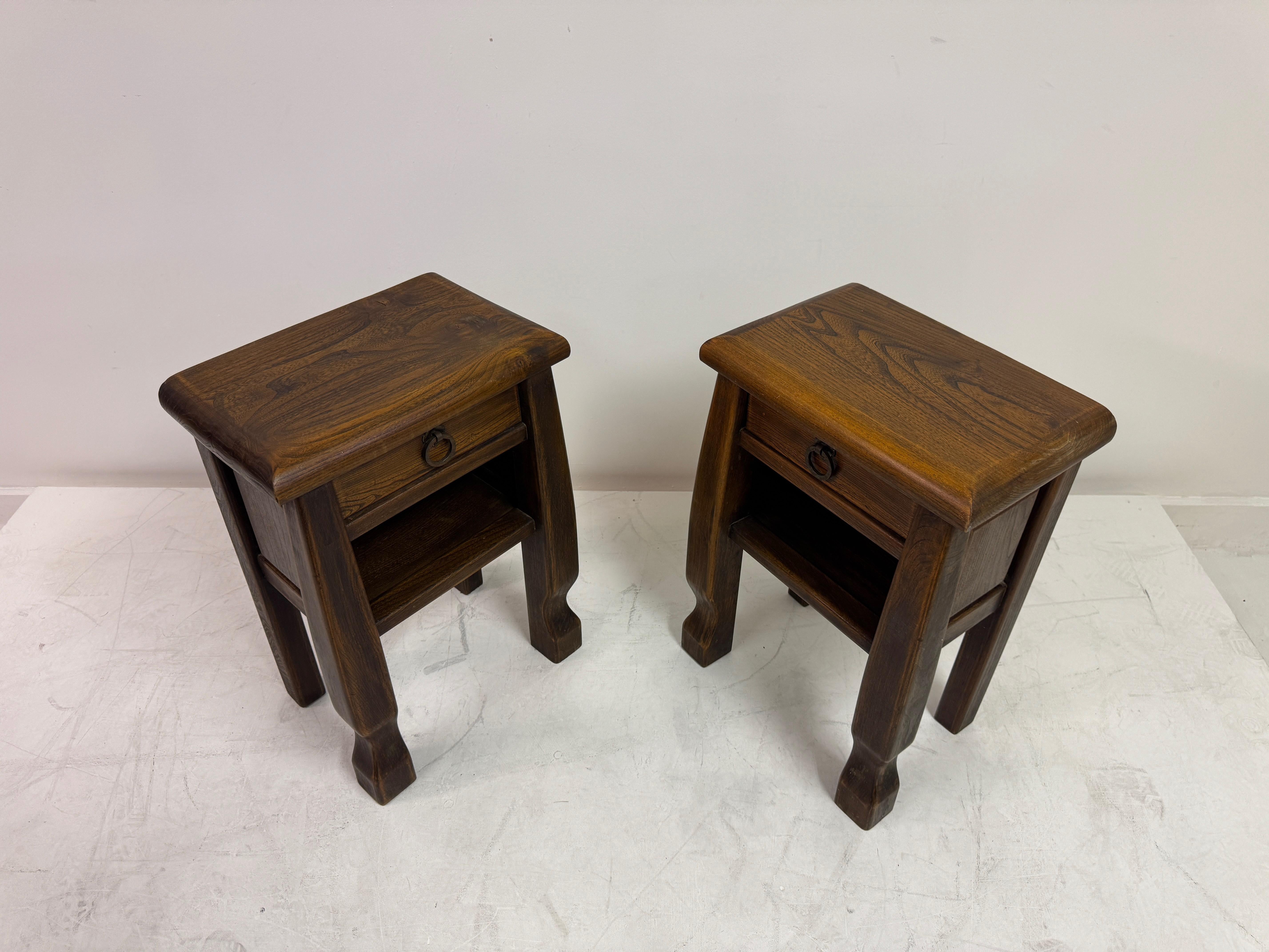 Coppia di comodini in Oak nello stile di Olavi Hänninen in vendita 1