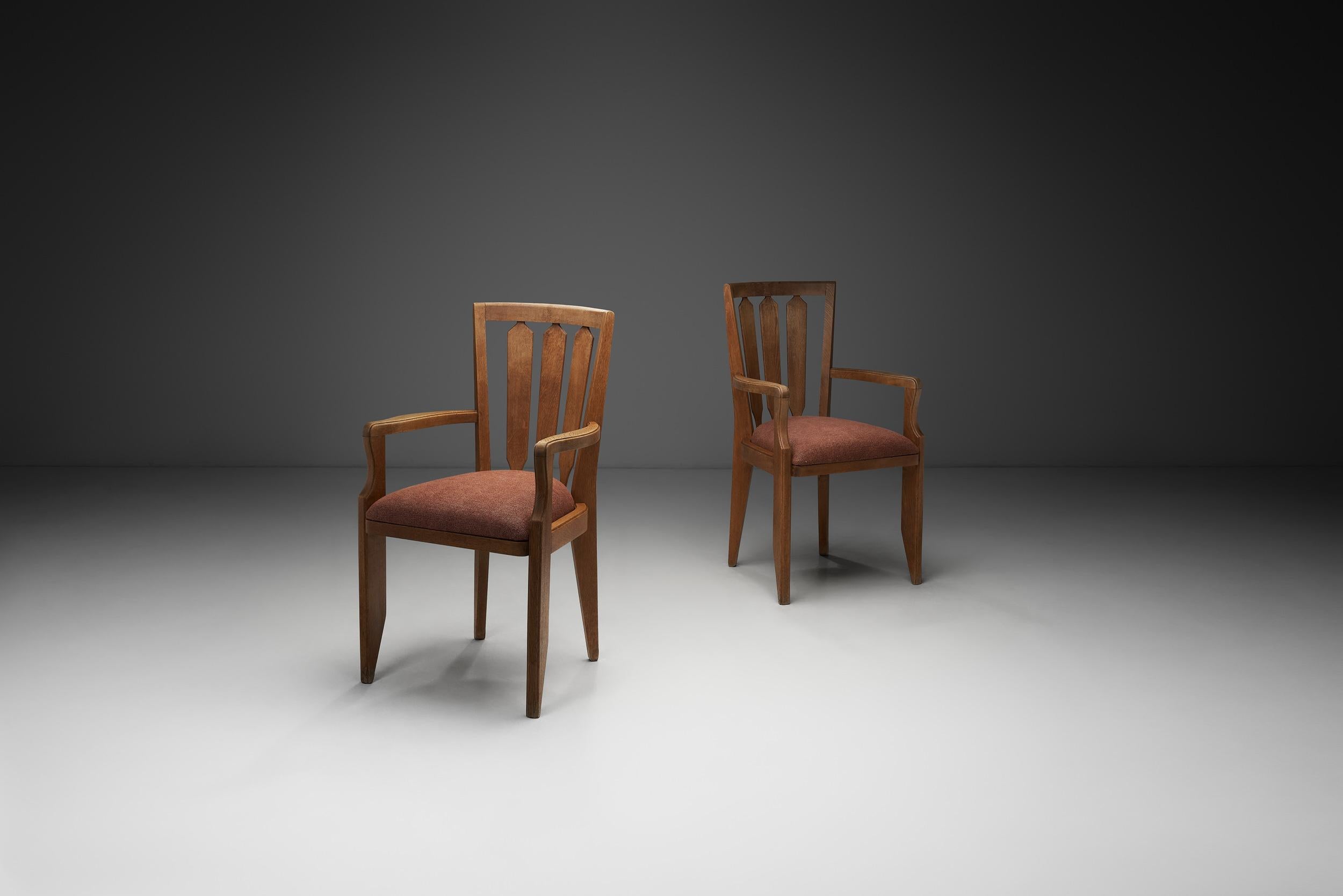 Many associate the design duo, Robert Guillerme and Jacques Chambron, with some of the most recognisable and enduring French furniture of the second half of the 20th century. Working for their workshop Votre Maison, founded in the early 1950s, the