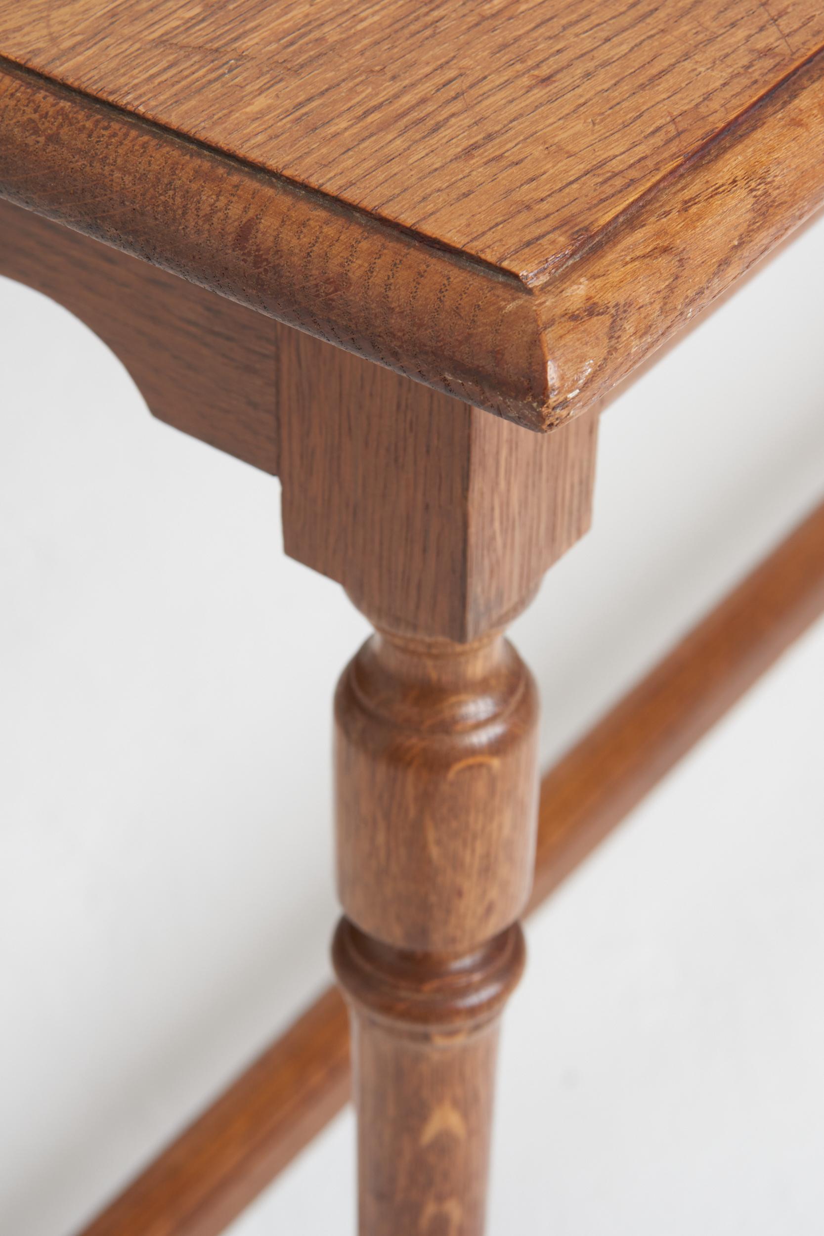 Pair of Oak Console Tables In Good Condition In London, GB