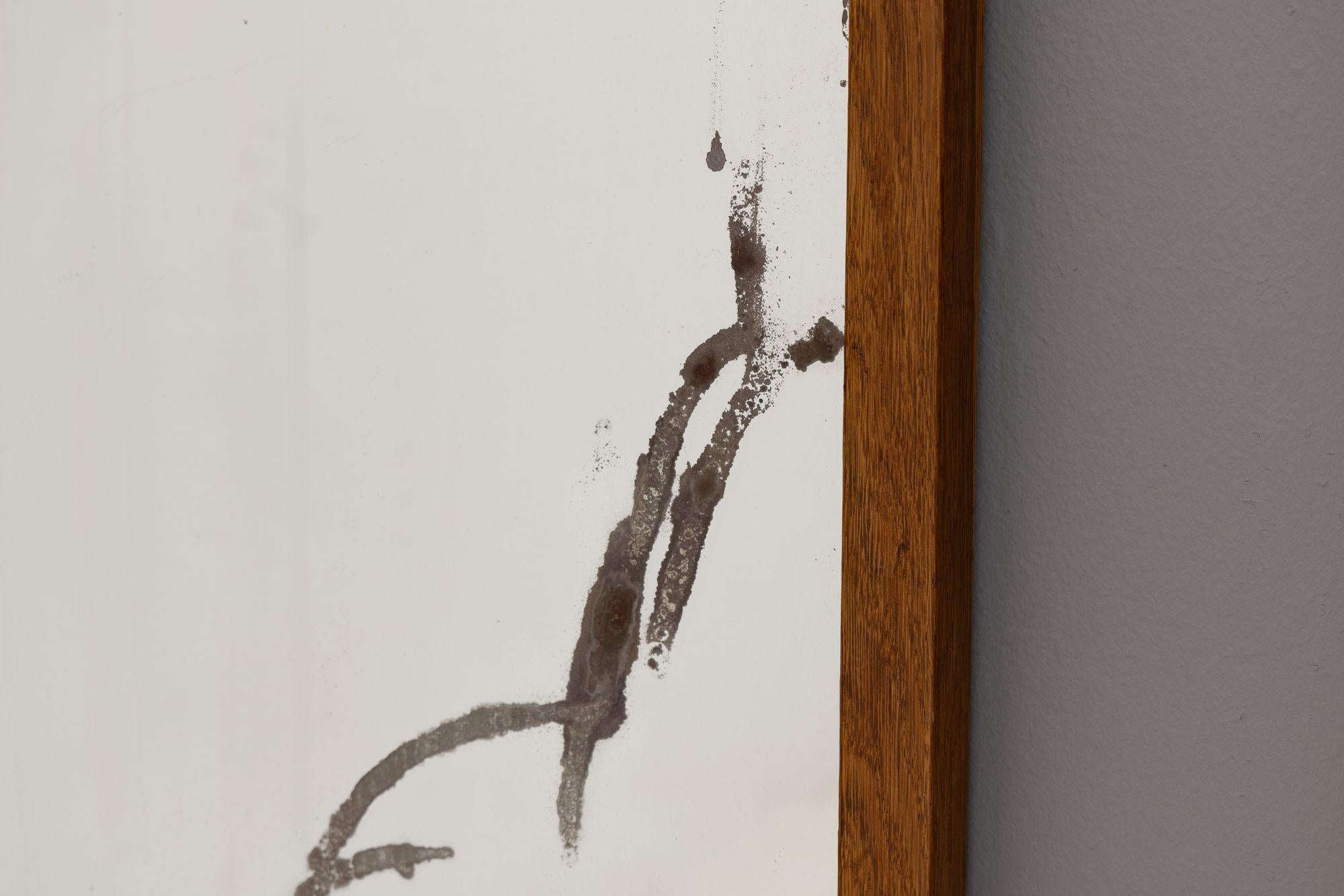 Coppia di specchi con cornice di Oak In condizioni buone in vendita a London, England