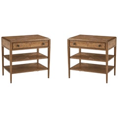 Pair of Oak Nightstands
