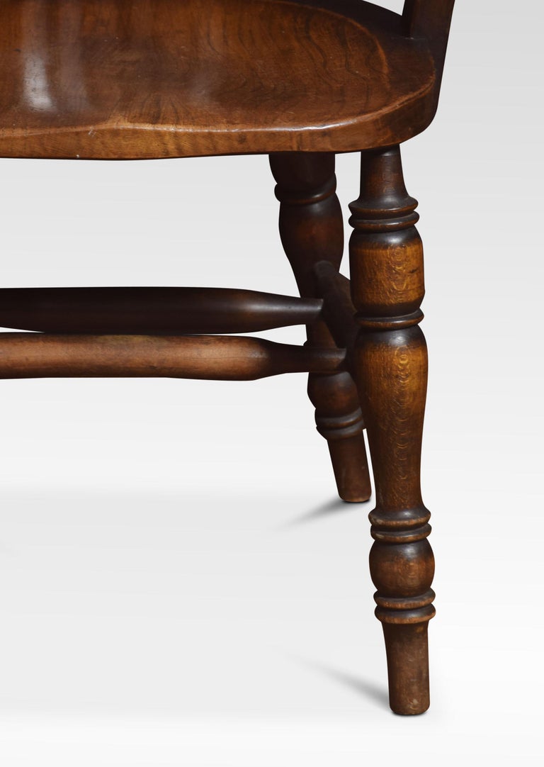 Pair of Oak Office Desk Chairs For Sale at 1stDibs