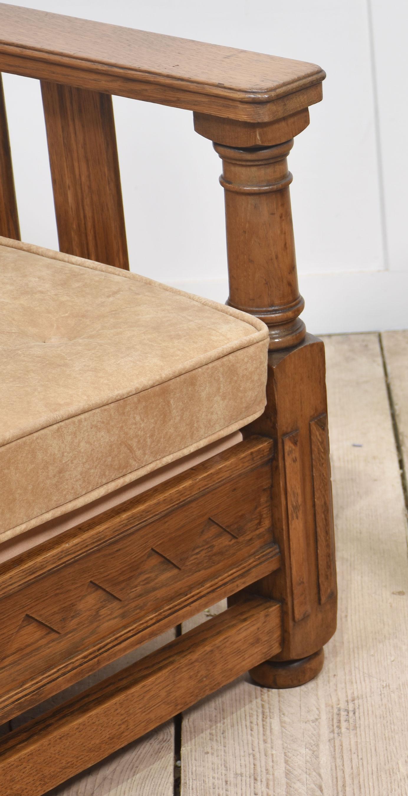 Pareja de sillones reclinables de roble en venta 4