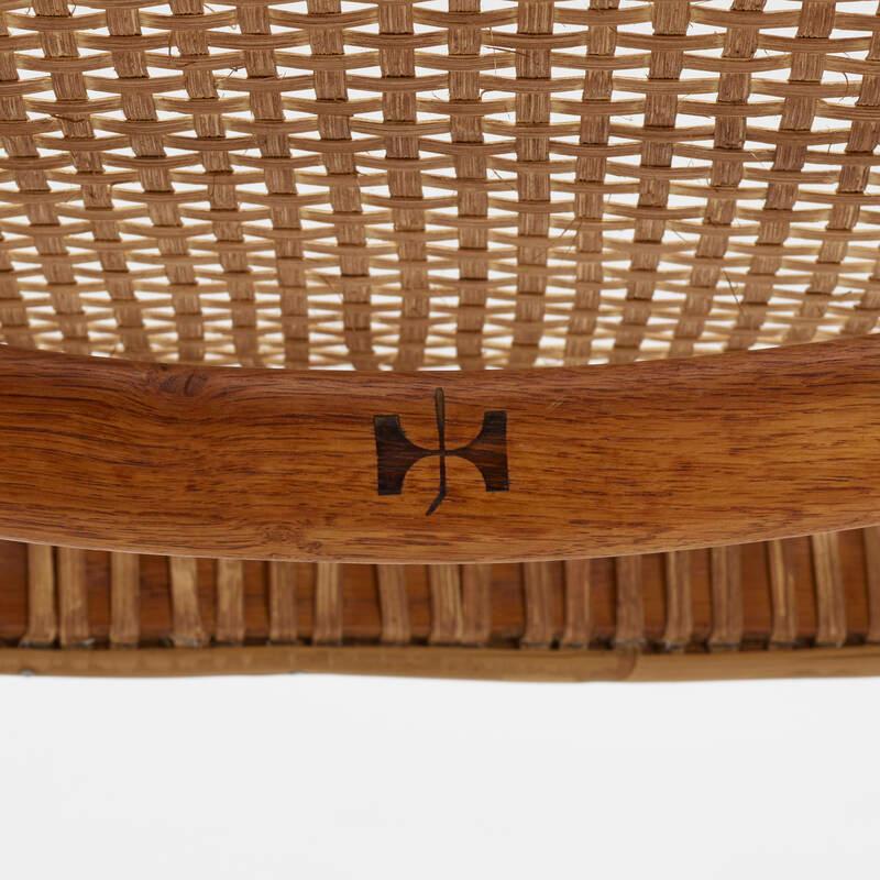 Milieu du XXe siècle Paire de chêne   The The  Fauteuils JH503