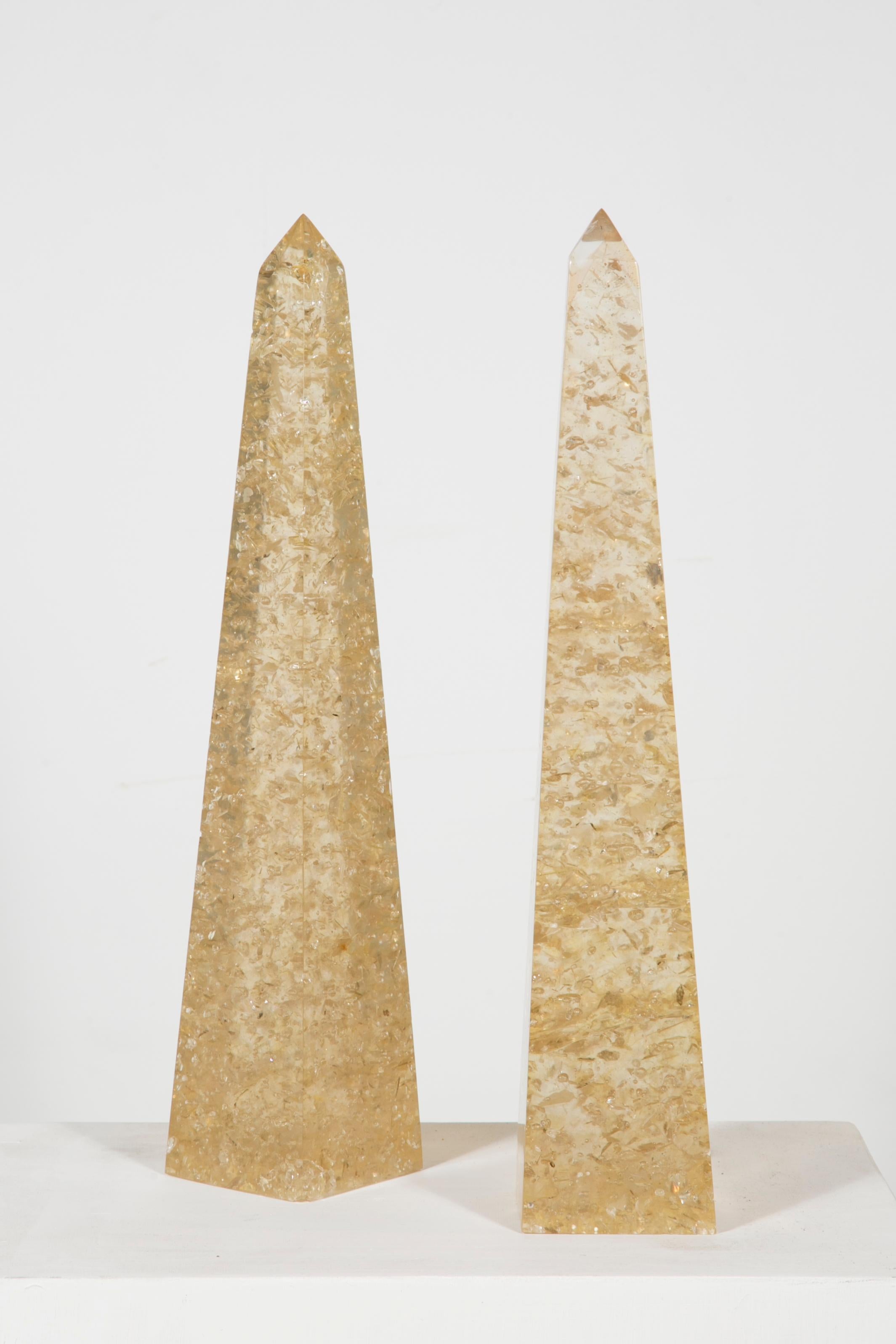 French Pair of Obelisk, Giraudon, 1970