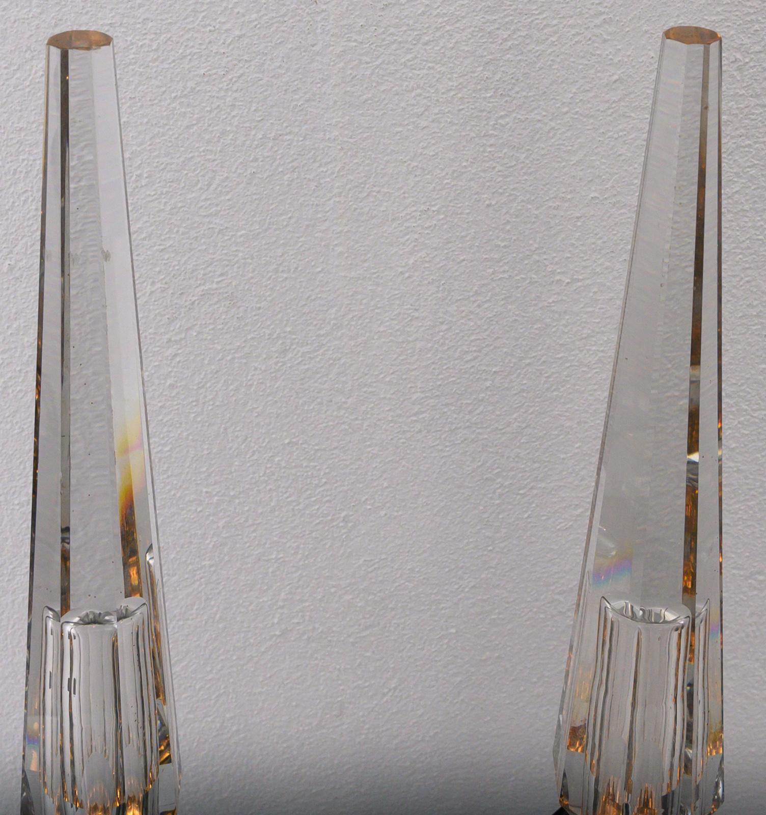 Pair of Obelisk Lamps in the Style of Serge Roche, France circa 1940 5