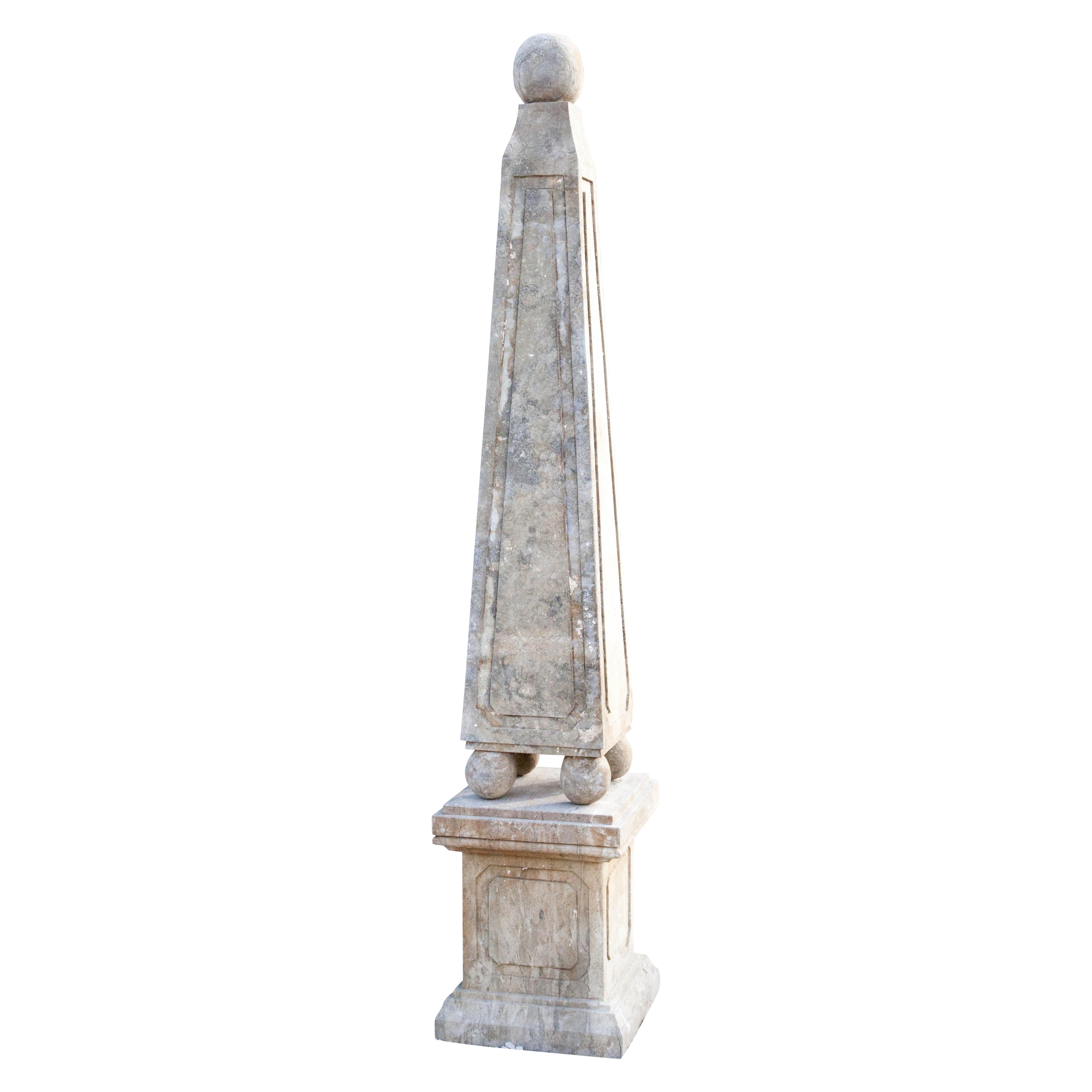 Classical Greek Pair of Obelisks, 21st Century