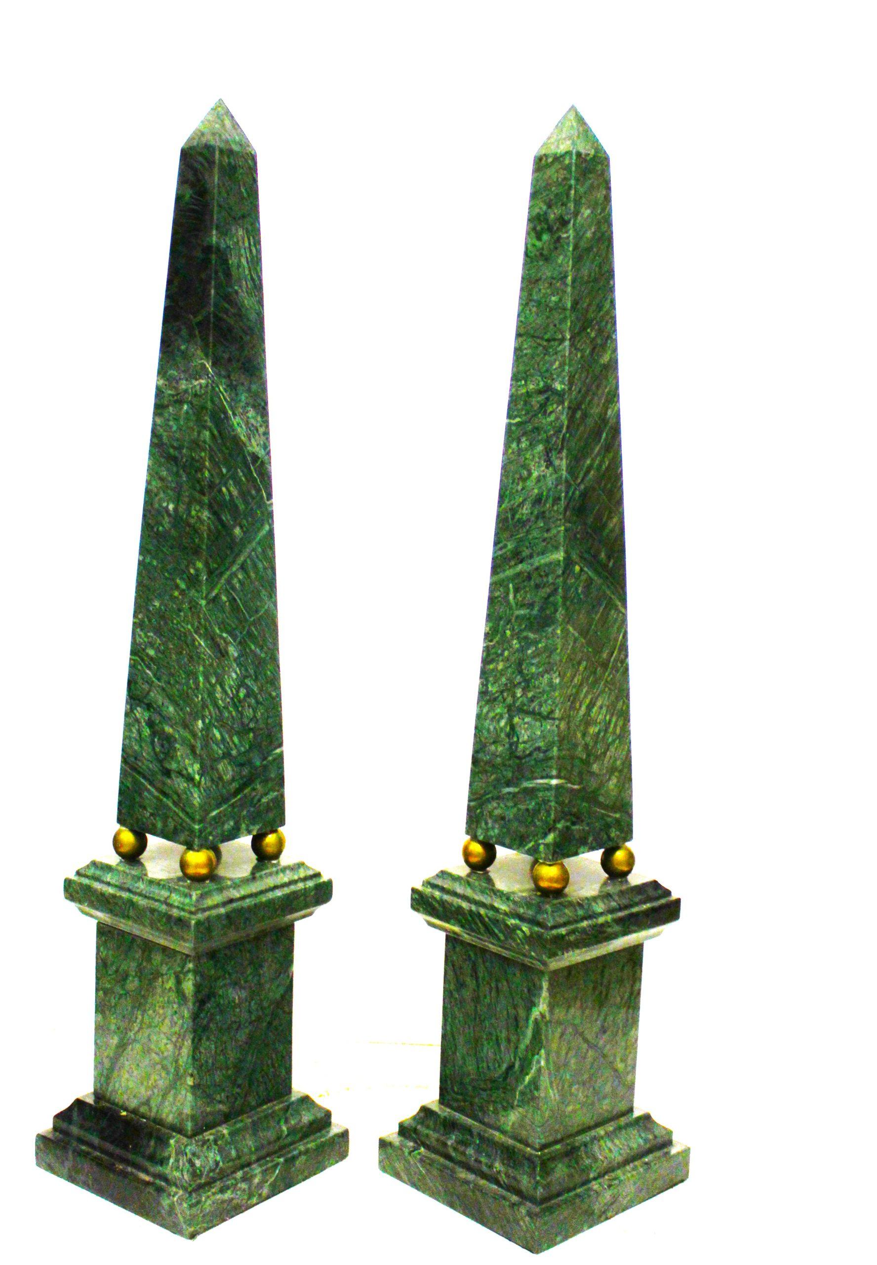 20th Century Pair of obelisks For Sale