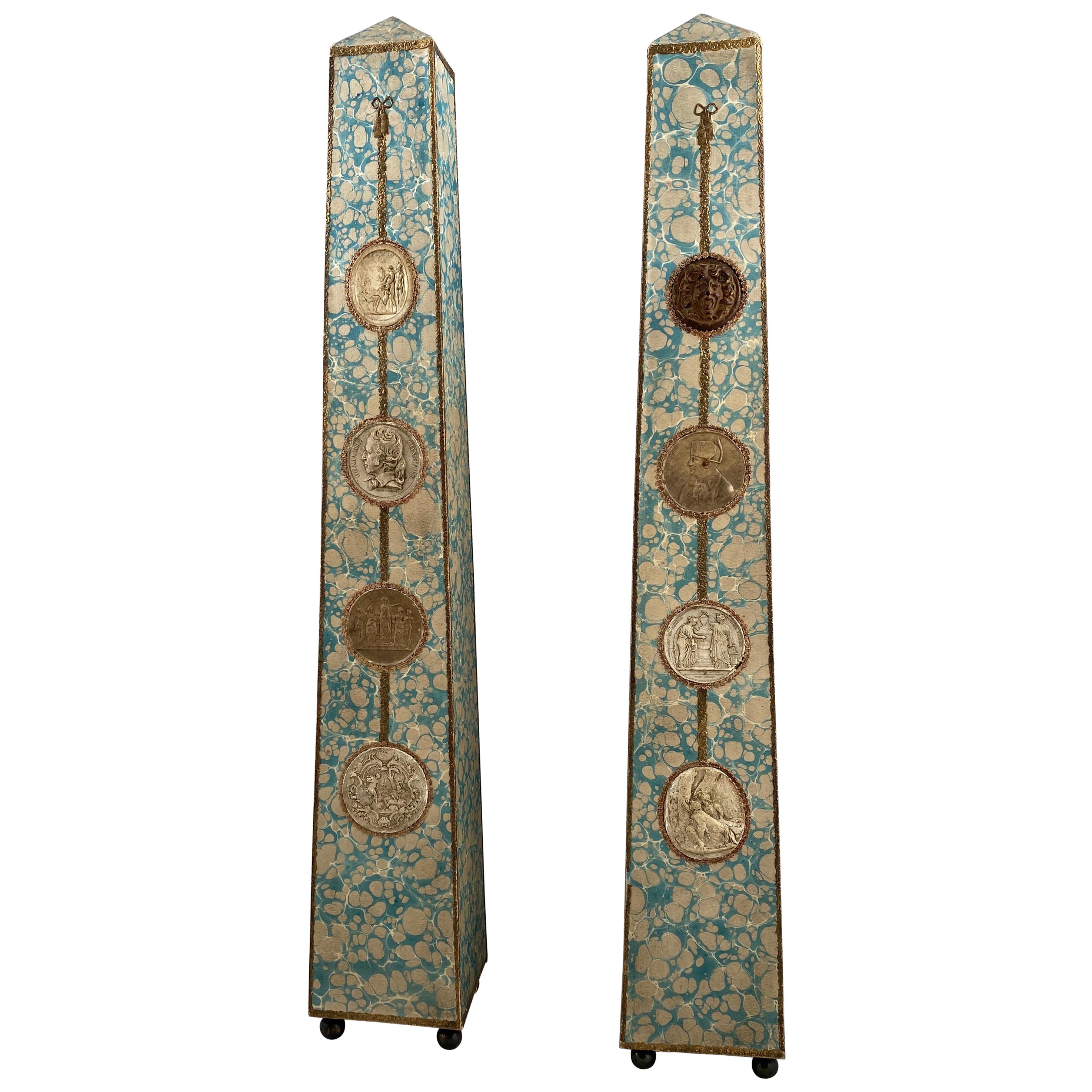 Pair of Obelisks, France, Early 19th Century