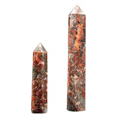 Pair of Obelisks – Money Agate