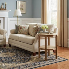 Pair of Octagon Faux Bamboo Side Tables