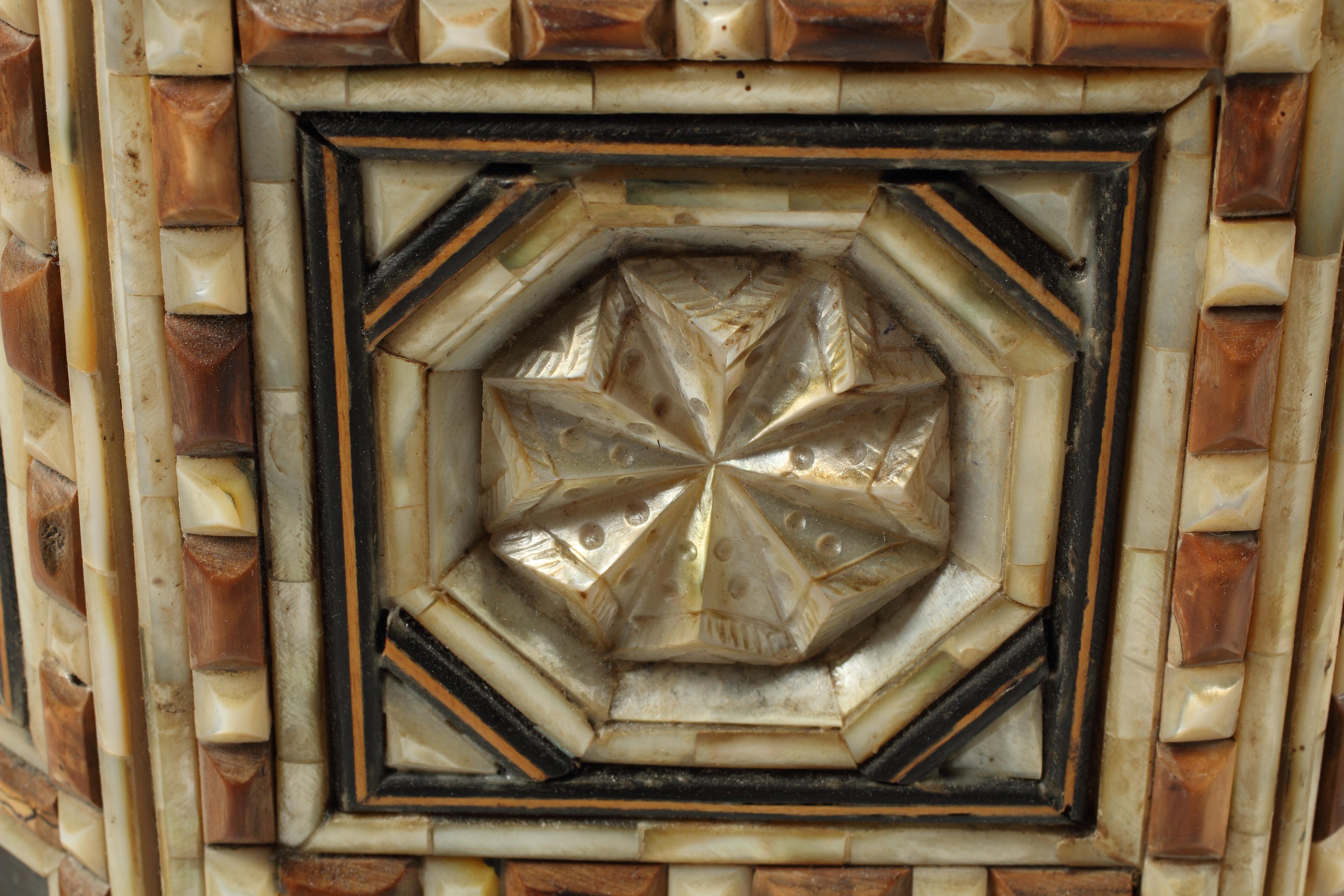 20th Century Pair of Octagonal Levantine Side Tables