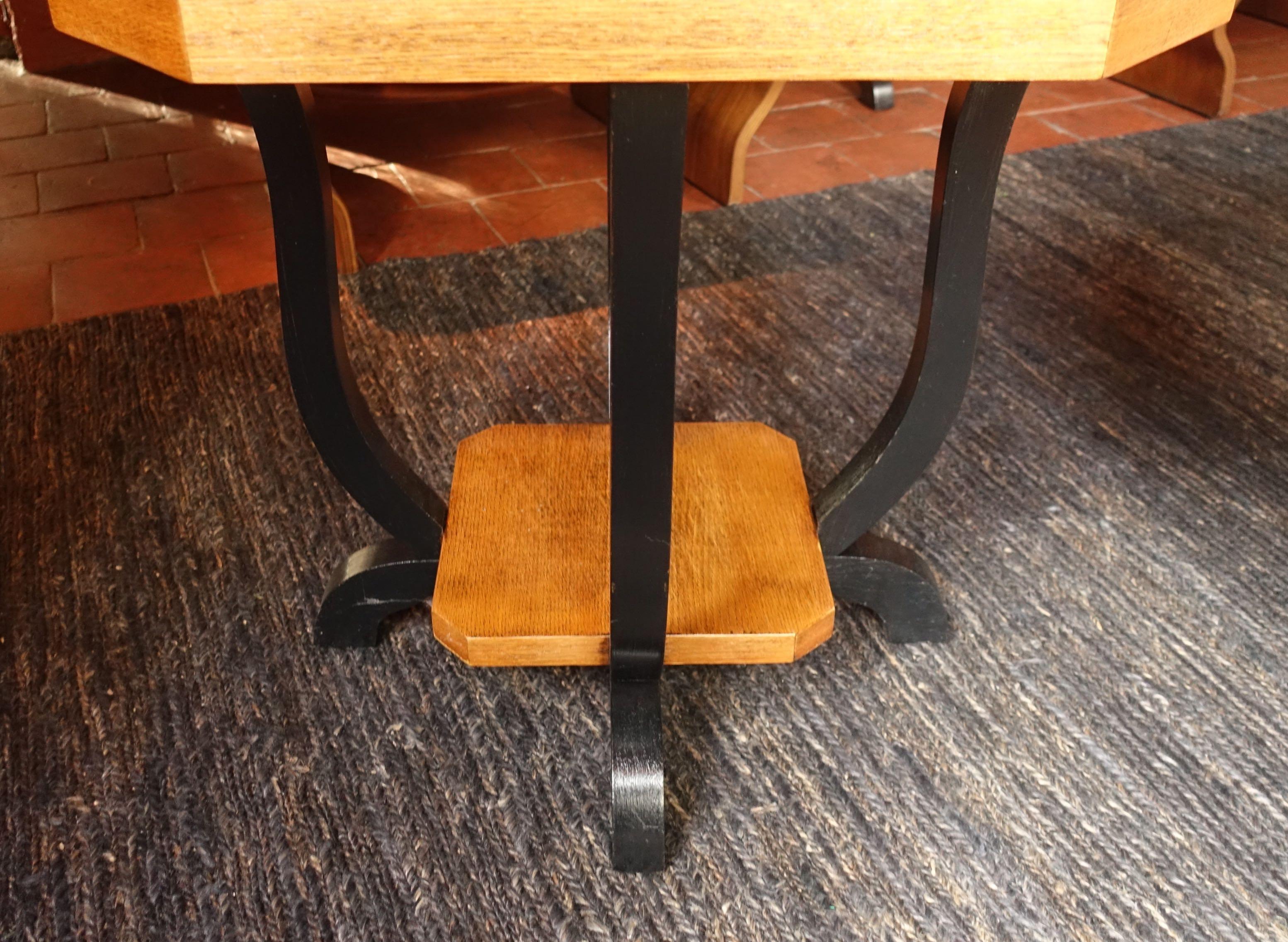Pair of Octagonal Side Tables, Belgium, Midcentury In Good Condition In New York, NY