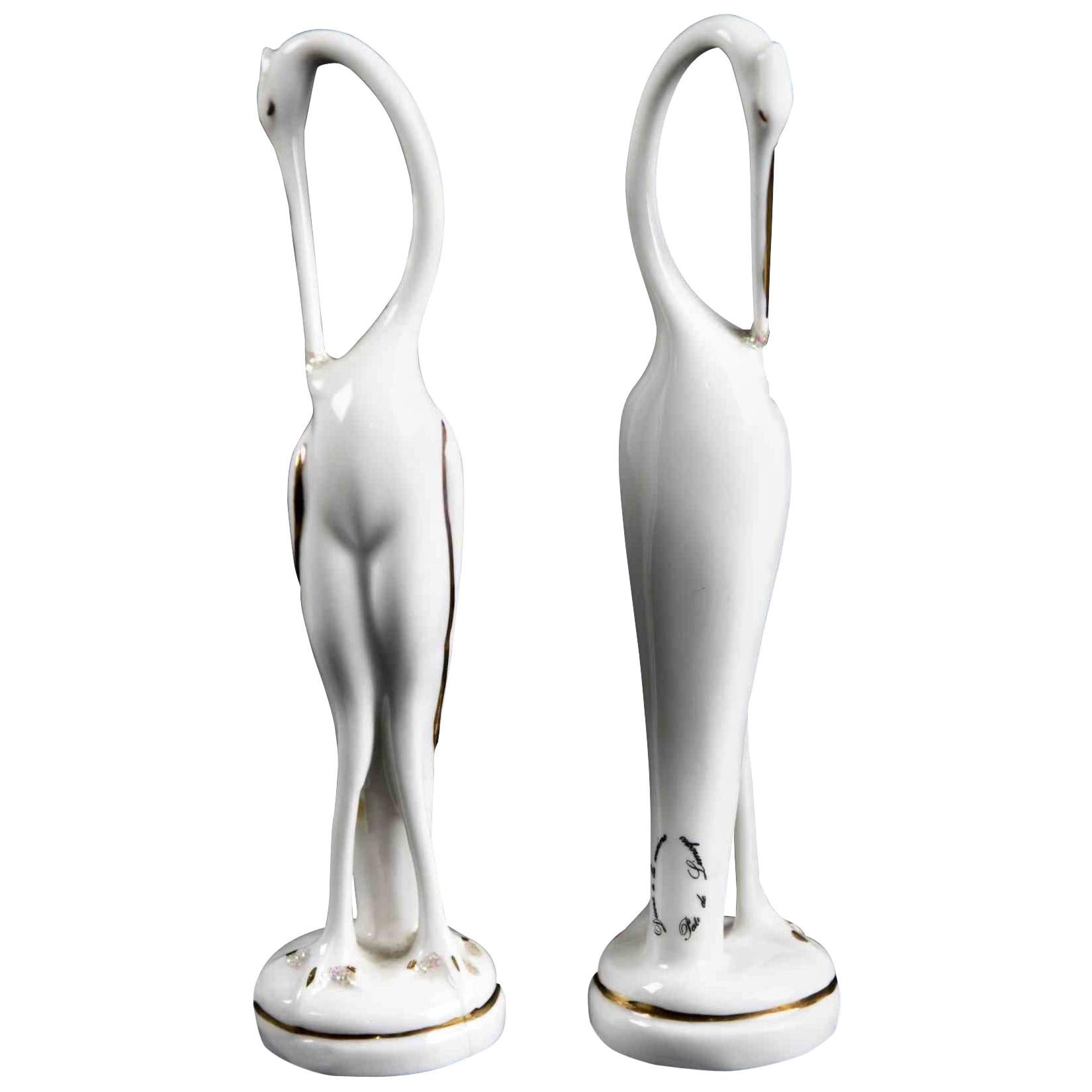 Porcelain Flamingo Sculpture - 3 For Sale on 1stDibs | flamingo lip ...