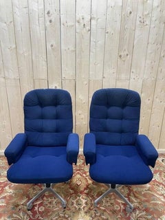 Pair of office armchairs 1970