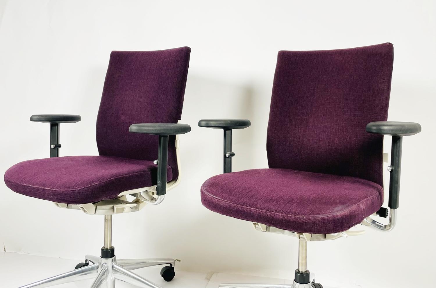 Plastic Pair of Office Chairs by Antonio Citterio for Vitra For Sale