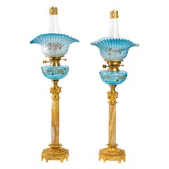 Pair of Oil Lamps