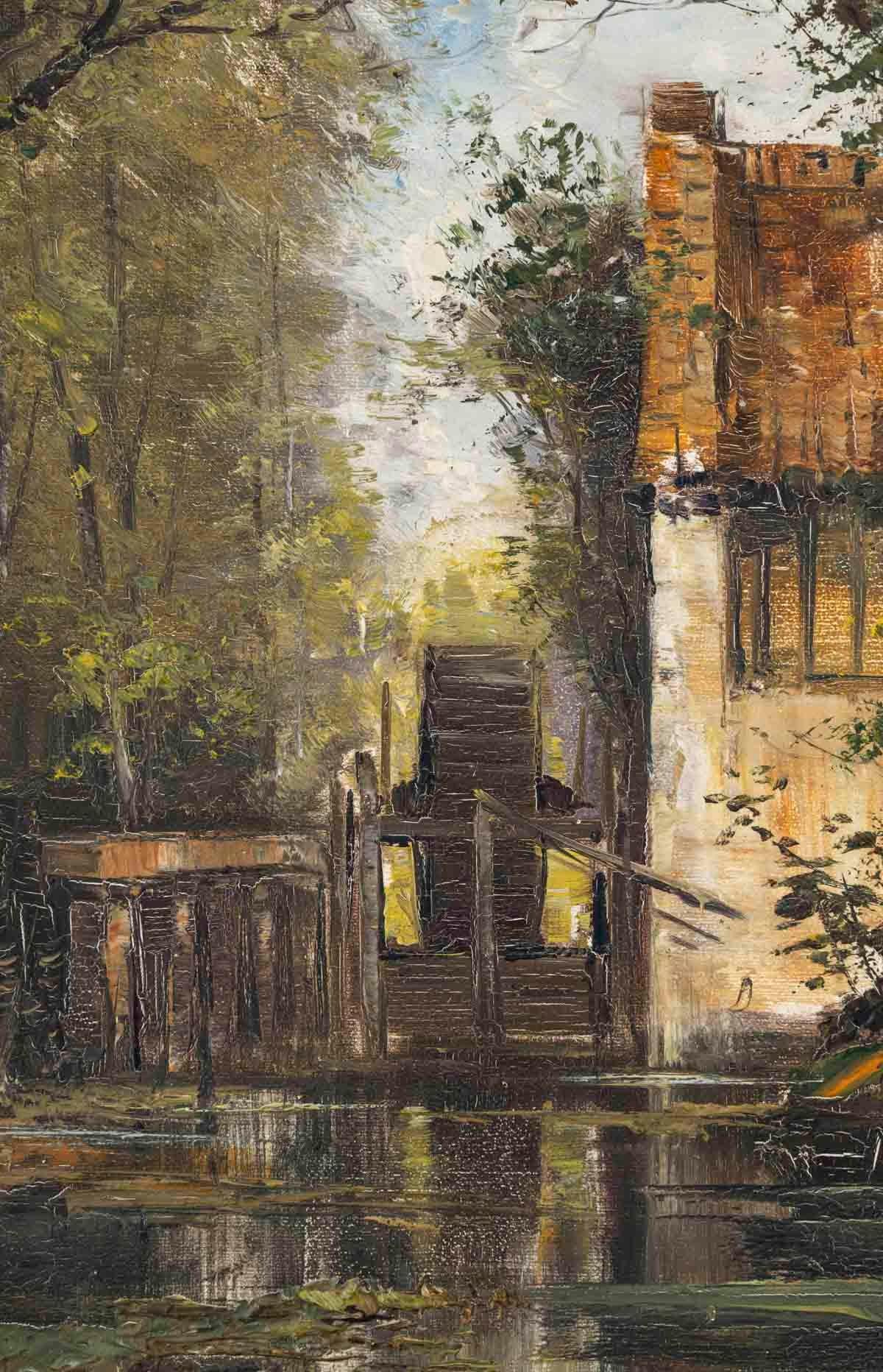 Coppia di dipinti a olio su tela, XIX secolo, periodo Napoleone III. In condizioni buone in vendita a Saint-Ouen, FR