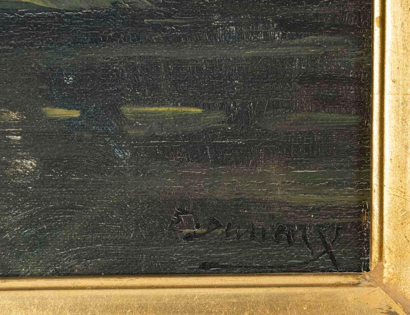 Coppia di dipinti a olio su tela, XIX secolo, periodo Napoleone III. in vendita 3
