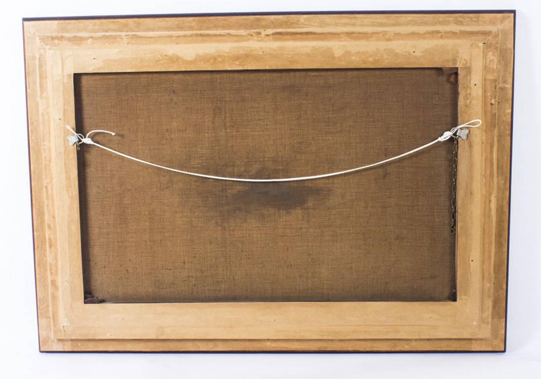 Pareja de óleos sobre lienzo Pinturas de paisajes marinos Gustave De Bréanski, Siglo XIX en venta 3